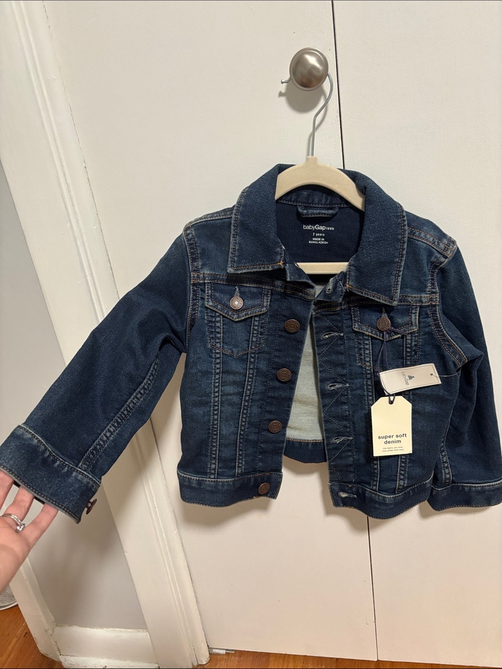 NWT Baby GAP Dark Indigo Denim Jacket